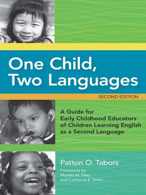 cover image of One Child, Two Languages